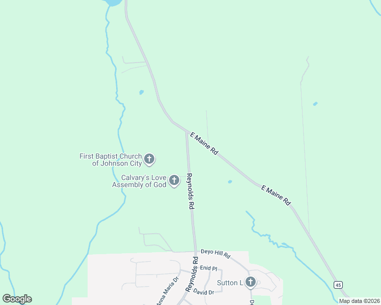 map of restaurants, bars, coffee shops, grocery stores, and more near 1356 Reynolds Rd in Johnson City