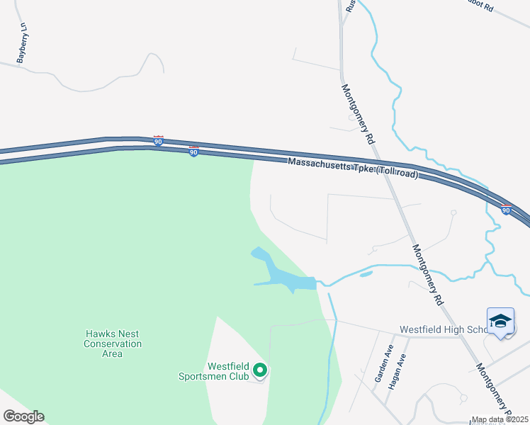 map of restaurants, bars, coffee shops, grocery stores, and more near 42 Simmons Brook Drive in Westfield