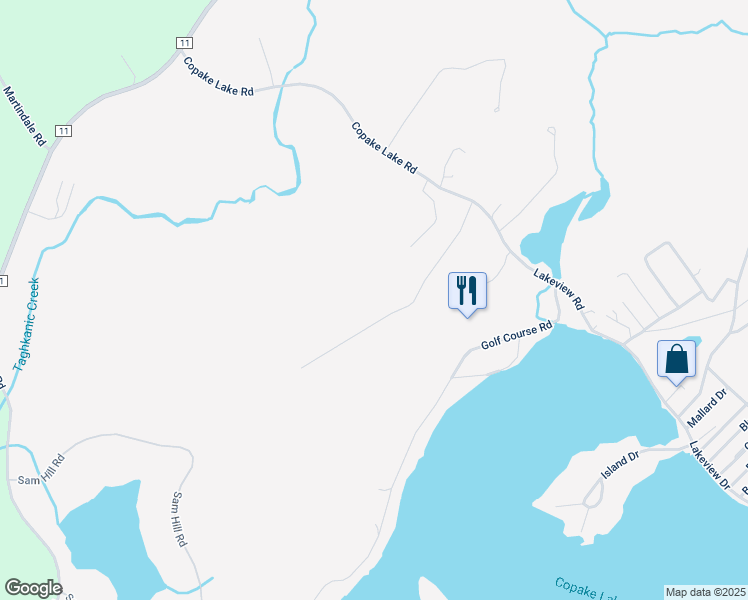 map of restaurants, bars, coffee shops, grocery stores, and more near 56 Red Fox Lane in Craryville