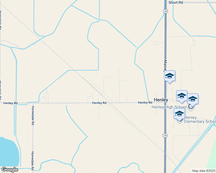 map of restaurants, bars, coffee shops, grocery stores, and more near 7991 Pacific Lane in Klamath Falls