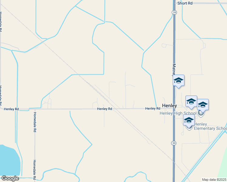 map of restaurants, bars, coffee shops, grocery stores, and more near 7991 Pacific Lane in Klamath Falls