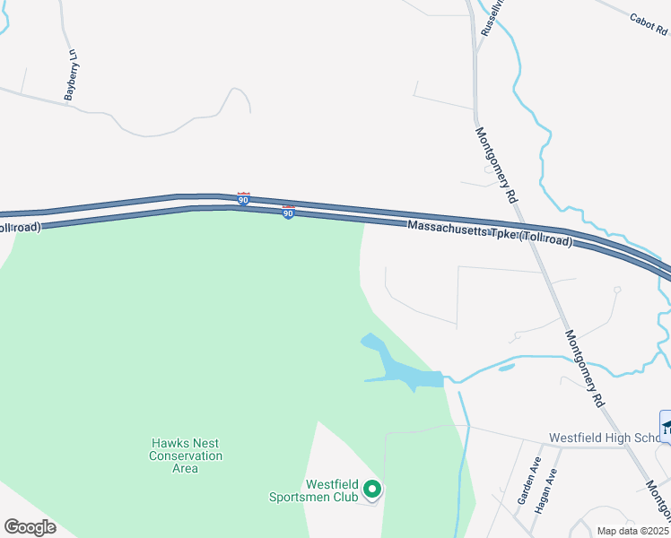 map of restaurants, bars, coffee shops, grocery stores, and more near 42 Simmons Brook Drive in Westfield