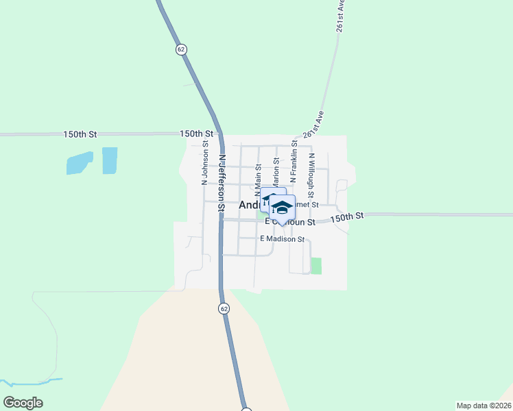 map of restaurants, bars, coffee shops, grocery stores, and more near in Andrew