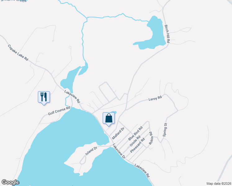 map of restaurants, bars, coffee shops, grocery stores, and more near 86 Lake Shore Acres in Craryville