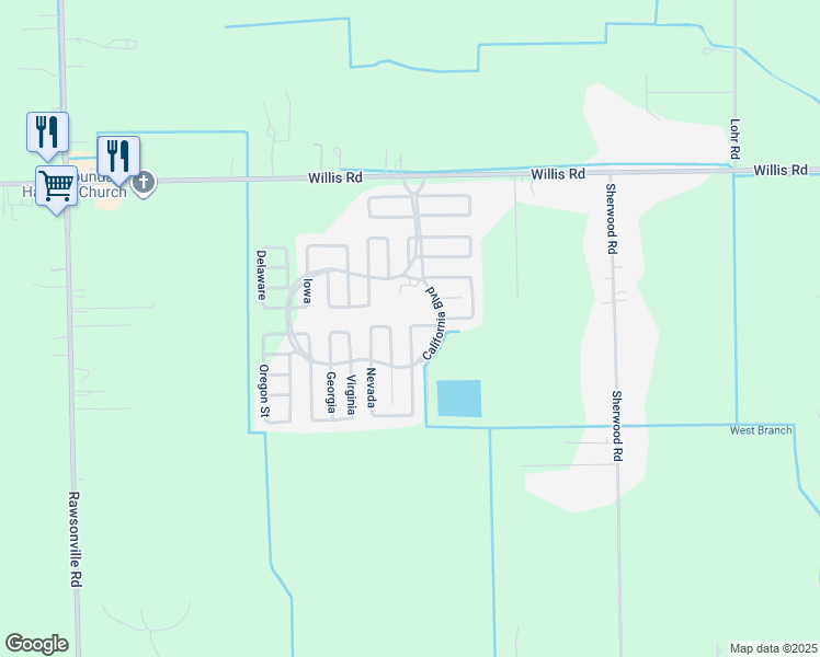 map of restaurants, bars, coffee shops, grocery stores, and more near 238 Wyoming in Belleville