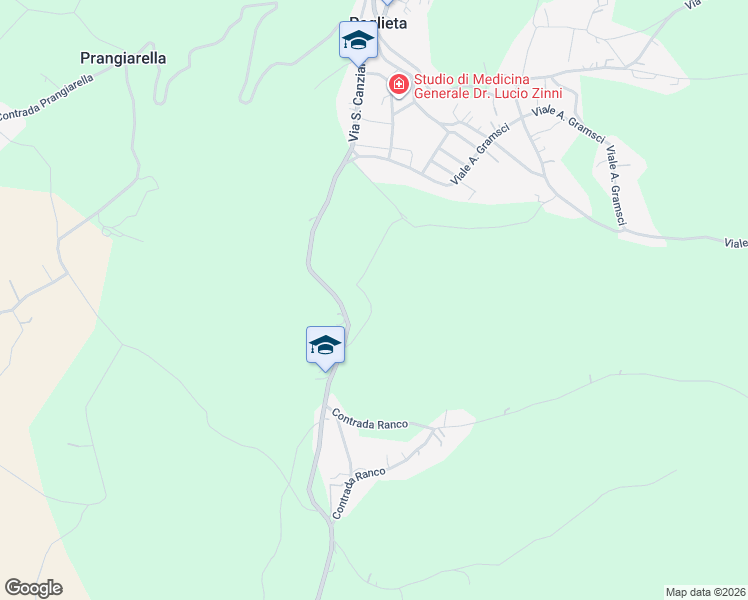 map of restaurants, bars, coffee shops, grocery stores, and more near 59 Contrada Ranco in Paglieta