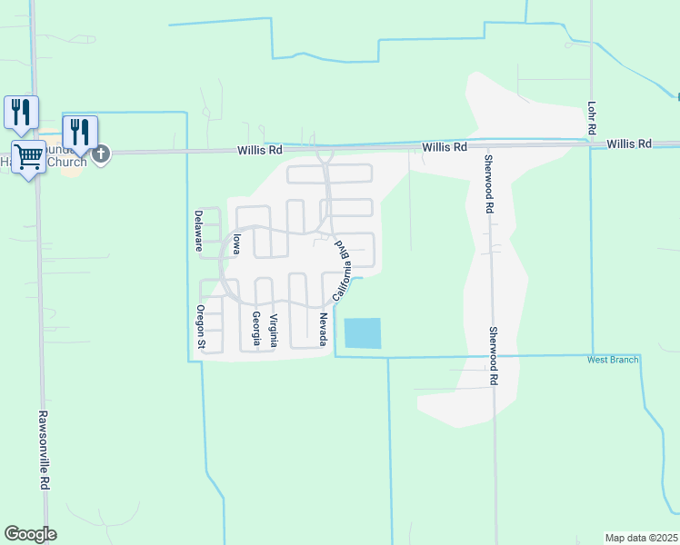 map of restaurants, bars, coffee shops, grocery stores, and more near 238 Wyoming in Belleville
