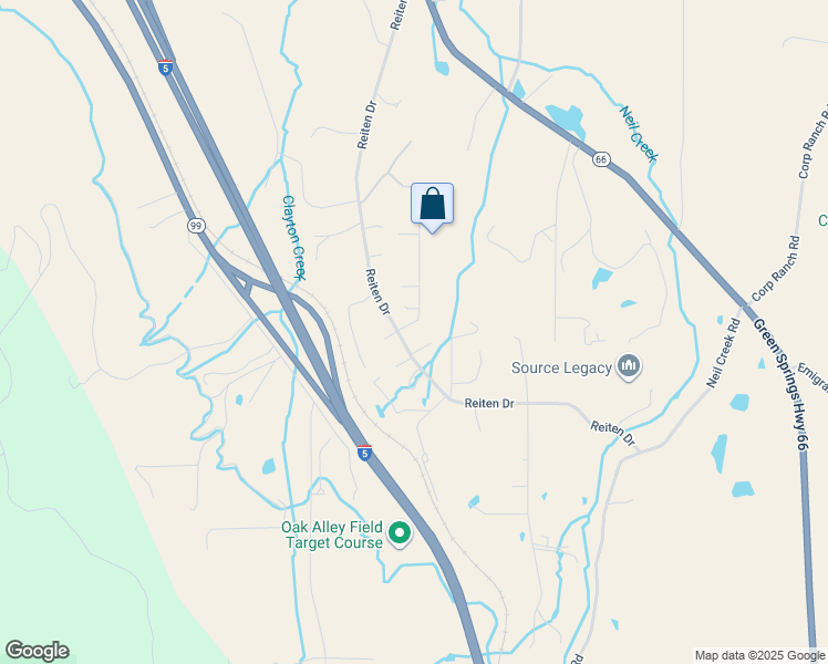 map of restaurants, bars, coffee shops, grocery stores, and more near 695 Reiten Drive in Ashland