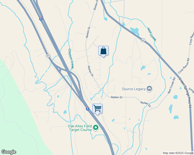 map of restaurants, bars, coffee shops, grocery stores, and more near 695 Reiten Drive in Ashland
