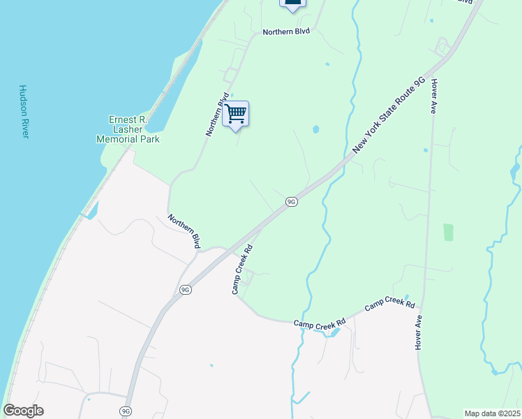 map of restaurants, bars, coffee shops, grocery stores, and more near State Highway 9G in Germantown