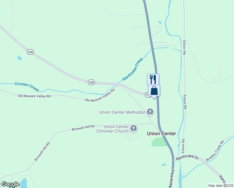 map of restaurants, bars, coffee shops, grocery stores, and more near 2-54 Old Newark Valley Road in Endicott