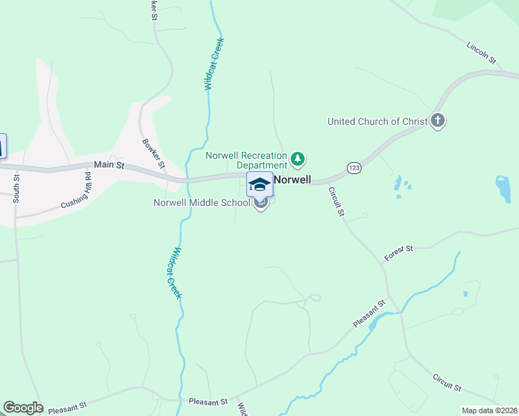 map of restaurants, bars, coffee shops, grocery stores, and more near 328 Main Street in Norwell