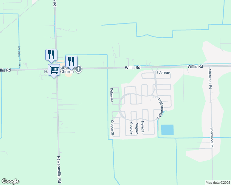 map of restaurants, bars, coffee shops, grocery stores, and more near 616 Ohio in Belleville