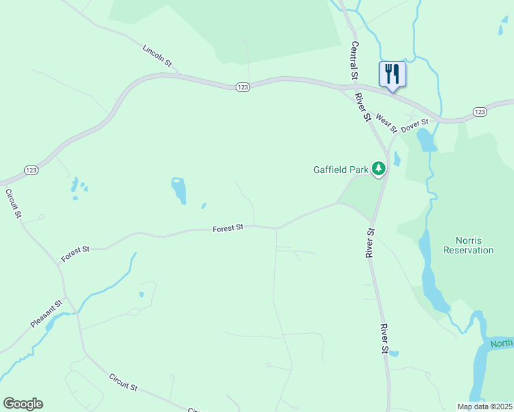 map of restaurants, bars, coffee shops, grocery stores, and more near in Norwell