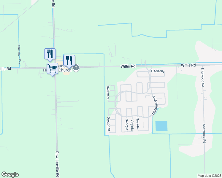 map of restaurants, bars, coffee shops, grocery stores, and more near 616 Ohio in Belleville