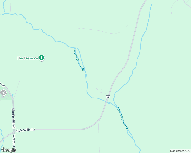 map of restaurants, bars, coffee shops, grocery stores, and more near 2405 Colesville Road in Harpursville