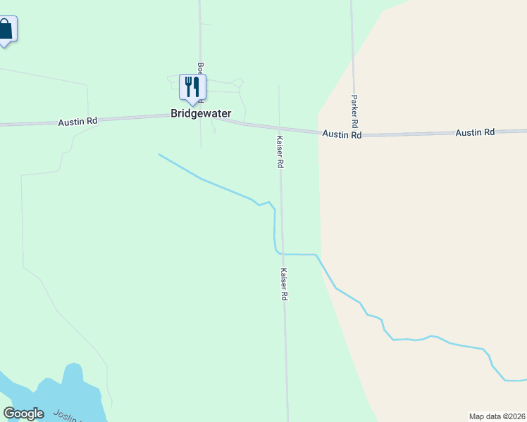 map of restaurants, bars, coffee shops, grocery stores, and more near 8820 Kaiser Road in Saline