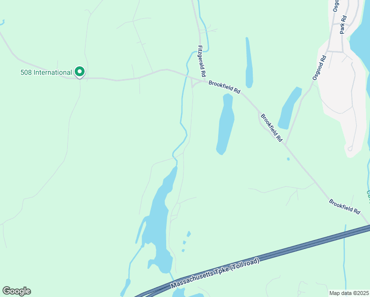 map of restaurants, bars, coffee shops, grocery stores, and more near 33 North Sullivan Road in Charlton