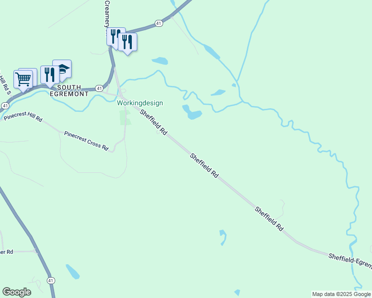 map of restaurants, bars, coffee shops, grocery stores, and more near Sheffield Egremont Rd in Egremont
