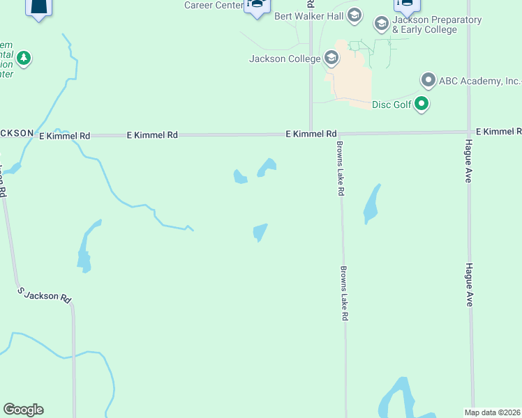 map of restaurants, bars, coffee shops, grocery stores, and more near 1923 East Kimmel Road in Jackson