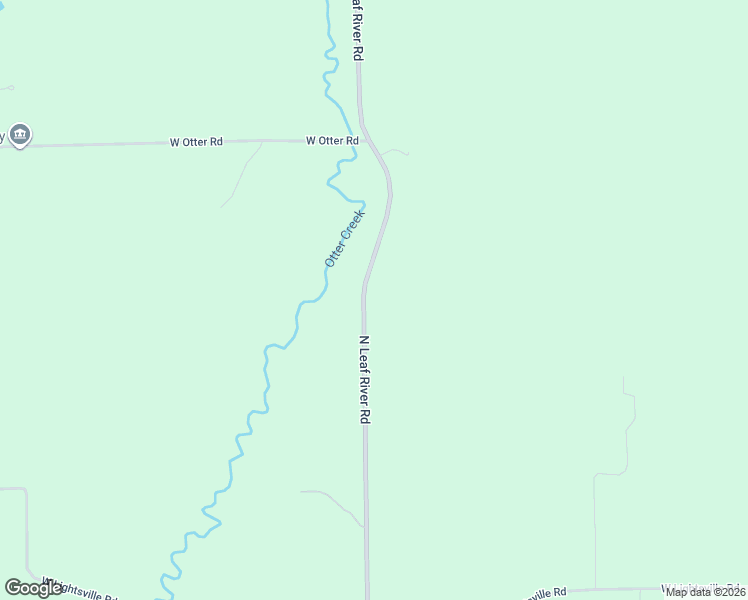 map of restaurants, bars, coffee shops, grocery stores, and more near 9998 North Leaf River Road in Leaf River