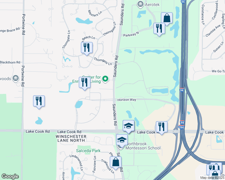 20320 Saunders Road, Riverwoods IL Walk Score