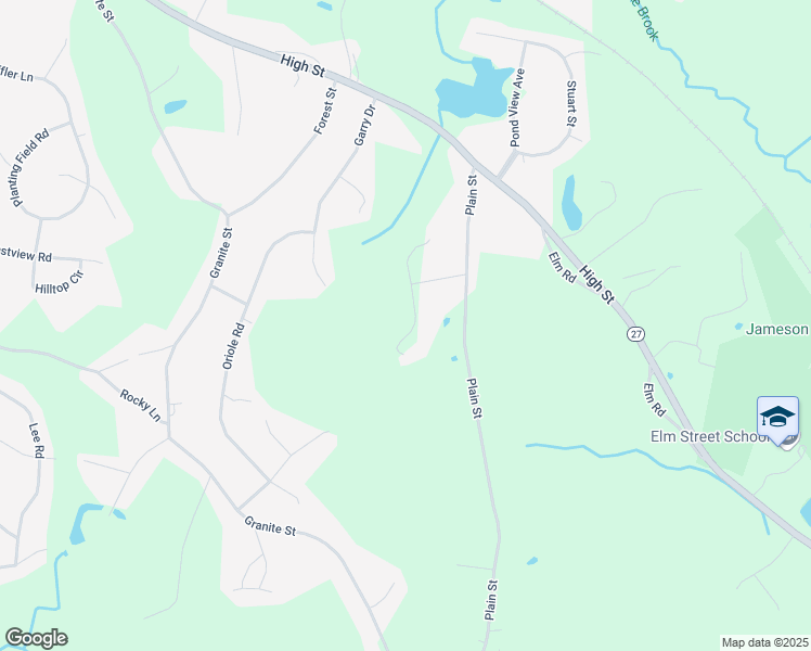 map of restaurants, bars, coffee shops, grocery stores, and more near 10 Cole Drive in Medfield