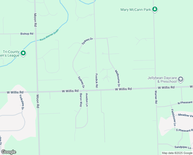 map of restaurants, bars, coffee shops, grocery stores, and more near 540 Hobart Court in Saline