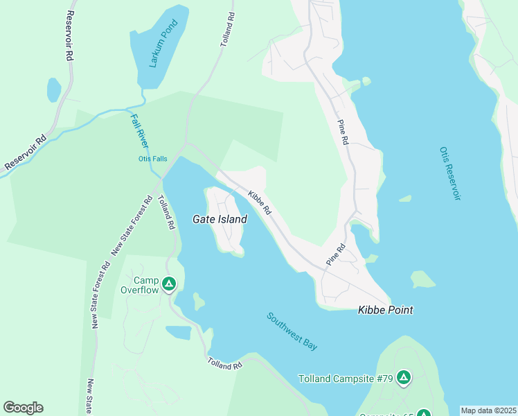 map of restaurants, bars, coffee shops, grocery stores, and more near 72-334 Kibbe Road in East Otis