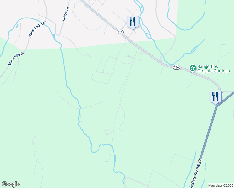 map of restaurants, bars, coffee shops, grocery stores, and more near 20 Giardina Road in Saugerties