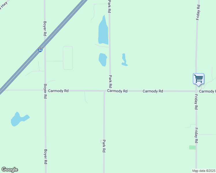 map of restaurants, bars, coffee shops, grocery stores, and more near 5691 Carmody Road in Coloma