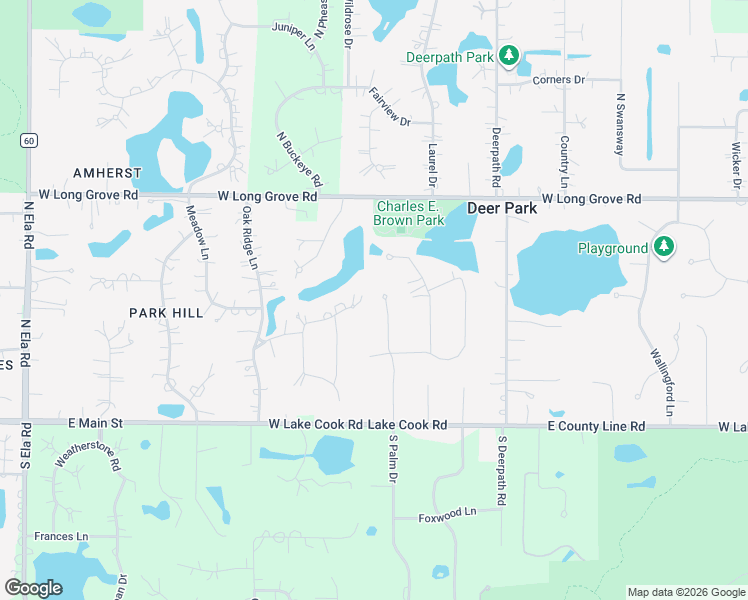 map of restaurants, bars, coffee shops, grocery stores, and more near 36 Ferndale Road in Deer Park