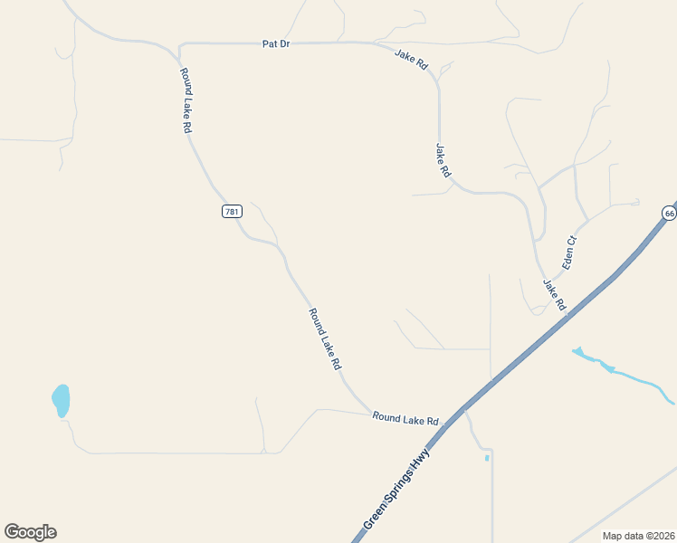 map of restaurants, bars, coffee shops, grocery stores, and more near 6981 Round Lake Road in Klamath Falls