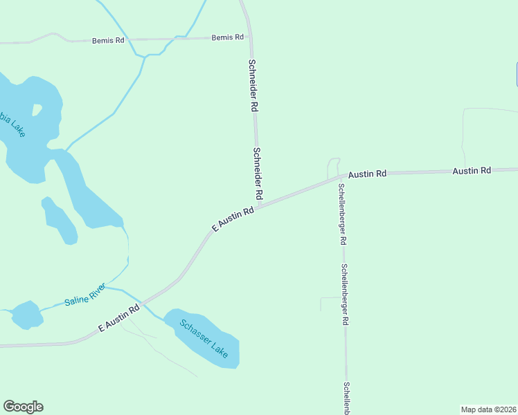 map of restaurants, bars, coffee shops, grocery stores, and more near 10502 East Austin Road in Manchester