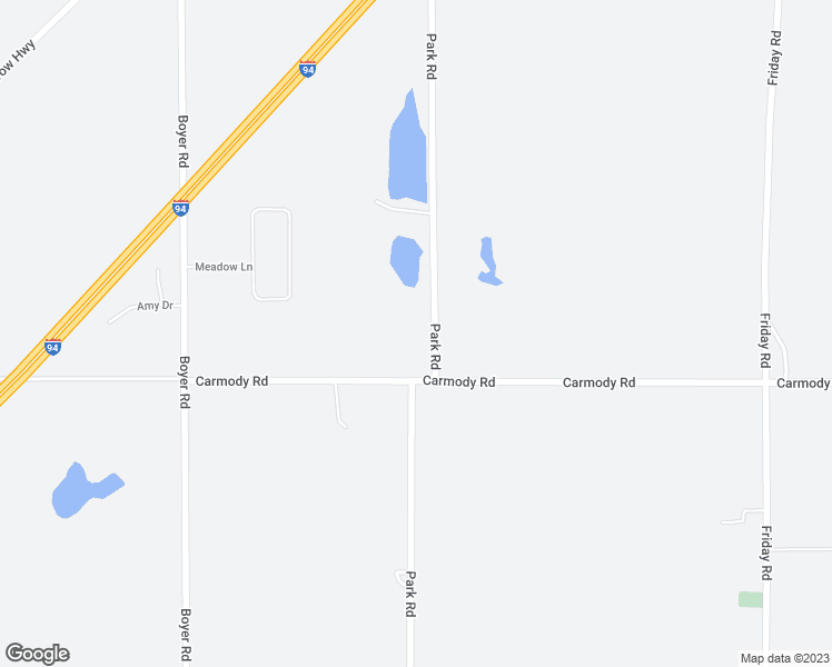 map of restaurants, bars, coffee shops, grocery stores, and more near 2576 Park Road in Coloma