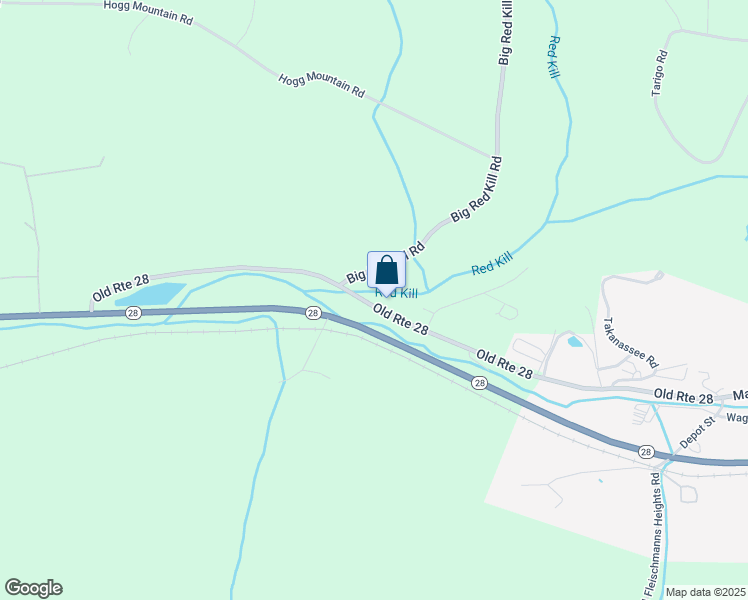 map of restaurants, bars, coffee shops, grocery stores, and more near 675 Old Route 28 in Fleischmanns