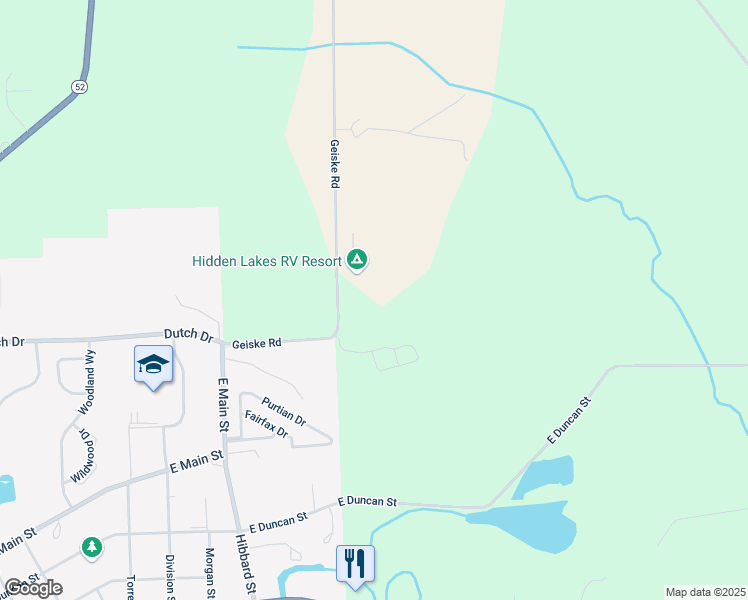 map of restaurants, bars, coffee shops, grocery stores, and more near 11491 Parr Road in Manchester