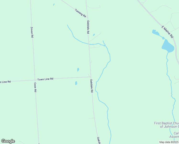 map of restaurants, bars, coffee shops, grocery stores, and more near 19 Town Line Road in Johnson City