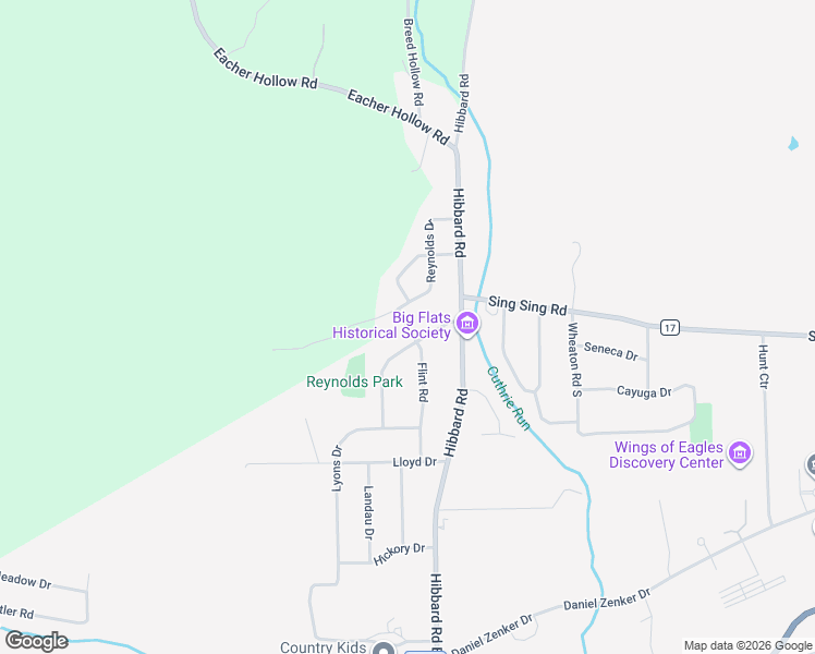 map of restaurants, bars, coffee shops, grocery stores, and more near 73 Flint Rd in Horseheads