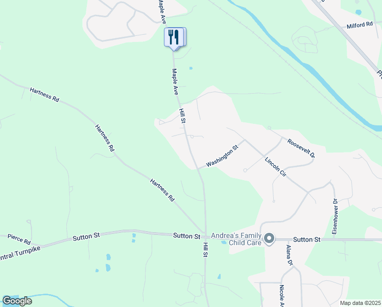 map of restaurants, bars, coffee shops, grocery stores, and more near 1738 Hill Street in Northbridge