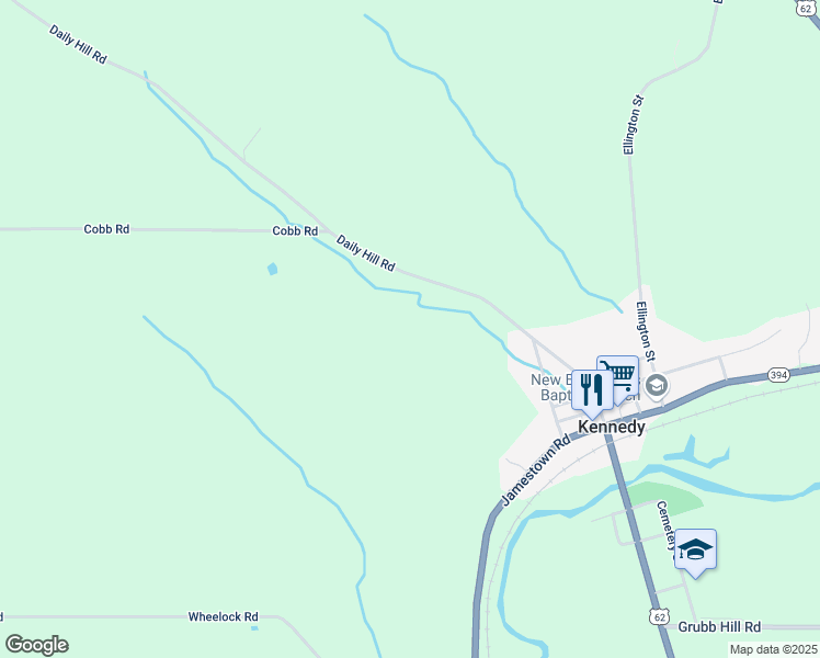 map of restaurants, bars, coffee shops, grocery stores, and more near 3621 Langdon Street in Kennedy