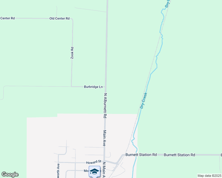 map of restaurants, bars, coffee shops, grocery stores, and more near 4097 North Alburnett Road in Alburnett