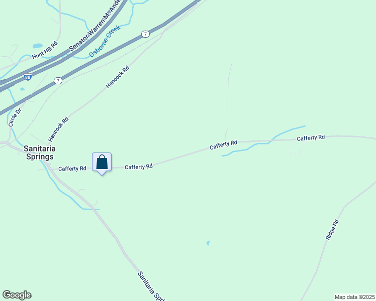 map of restaurants, bars, coffee shops, grocery stores, and more near 143 Cafferty Road in Harpursville