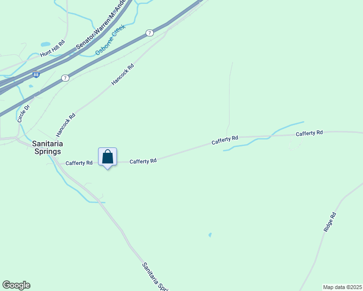 map of restaurants, bars, coffee shops, grocery stores, and more near 143 Cafferty Road in Harpursville