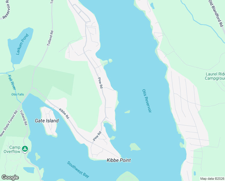 map of restaurants, bars, coffee shops, grocery stores, and more near 28 Daisy Lane in Otis