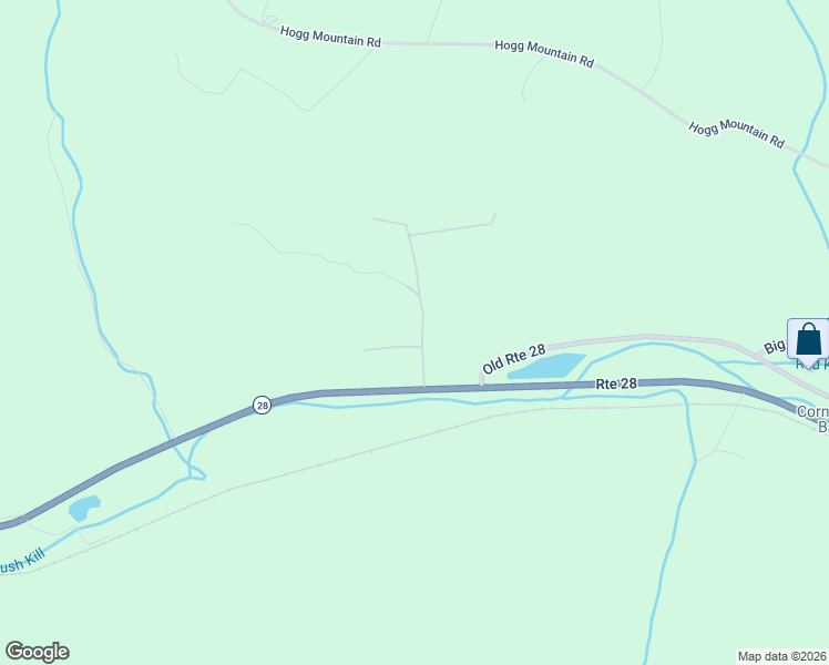 map of restaurants, bars, coffee shops, grocery stores, and more near 117 Kleis Road in Fleischmanns