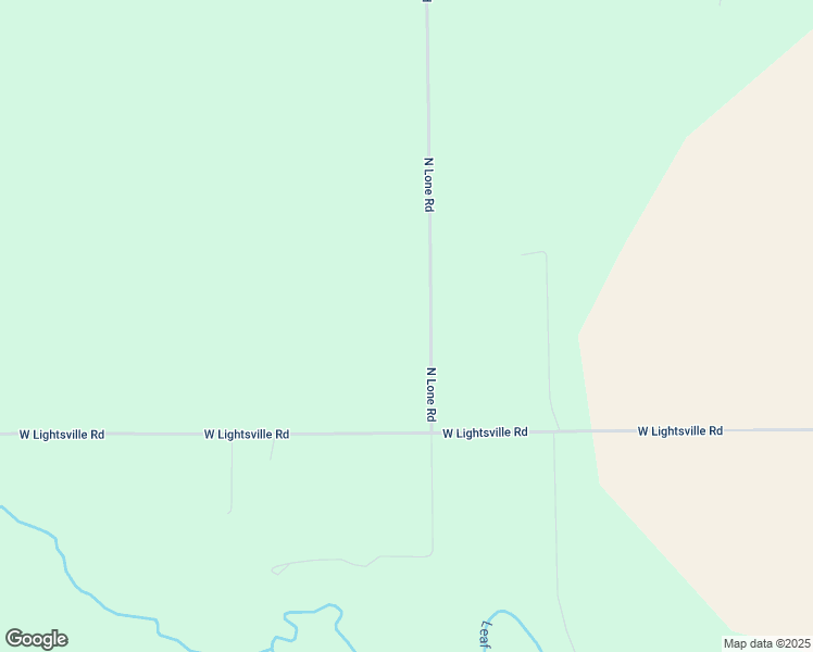 map of restaurants, bars, coffee shops, grocery stores, and more near 10222 North Lone Road in Leaf River