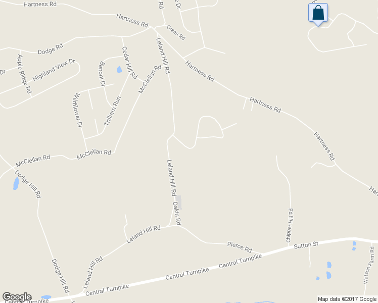 map of restaurants, bars, coffee shops, grocery stores, and more near 20 Partridge Hill Road in Sutton