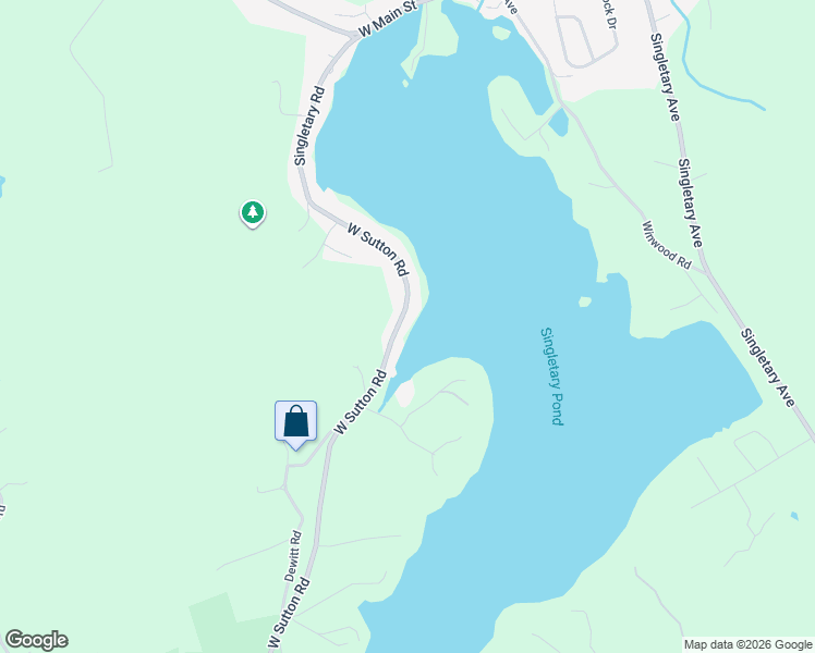map of restaurants, bars, coffee shops, grocery stores, and more near 31 West Sutton Road in Sutton