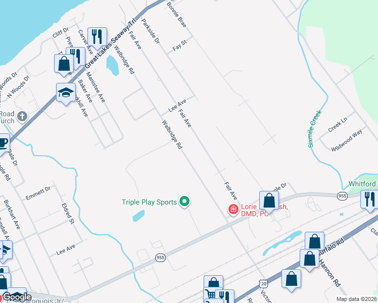 map of restaurants, bars, coffee shops, grocery stores, and more near 831 33 Walbridge Rd in Erie